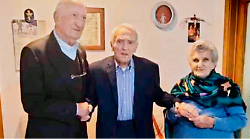 A Sigillo una delle coppie più longeve: l'amore tra Eude e Genoveffa dura da 73 anni