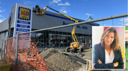 Apre a dicembre il supermercato MD e per via Romana prosegue il piano: riqualificazione e marciapiedi