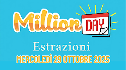 Million Day e Million Day Extra, le estrazioni di oggi mercoled&igrave; 29 ottobre: i numeri vincenti