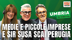 Nuovo appuntamento con Umbria in diretta: ospiti Roberto Giannangeli e Gino Sirci