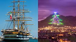 L'Amerigo Vespucci testimonial 2025 dell'albero di Natale più grande del mondo a Gubbio: lo accenderà il capitano Nicasio Falica