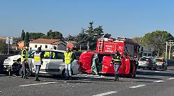 Carambola sulla ss 75 tra Foligno e Spello: tre feriti 