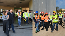 Metrobus, il sopralluogo della sindaca Ferdinandi e dell'assessore Vossi nei cantieri: il punto sui lavori a Vestricciano e all'ospedale 