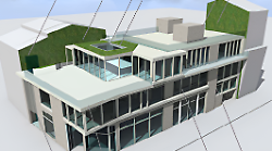 Ex banca del centro diventa ristorante sopraelevato con ascensori sul Corso, giardino panoramico e cascata d'acqua