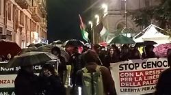 Dalla Palestina a Eurochocolate: il corteo si è mosso da piazza Partigiani
