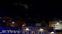 Natale a Terni, accesa la Stella di Miranda. Francescangeli: "Luci simbolo potente e universale di speranza, rinascita e saggezza"