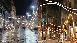 Quando le luminarie di Natale accendono il dibattito. La storia del Serpentone che avvolse Perugia nel 1971