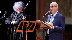 Branduardi e Cazzullo portano in scena lo spettacolo su san Francesco: anteprima in Basilica 