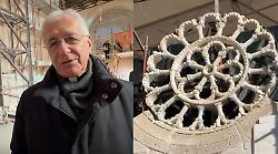 Il rosone di Sant'Eutizio torna a splendere. L'arcivescovo Renato Boccardo: "Un simbolo di speranza"