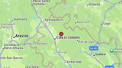 Terremoto, scossa di magnitudo 2.5 vicino a Citt&agrave; di Castello
