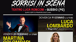 Nuova rassegna teatrale "Sorrisi in Scena": Luca Lombardo, Martina Colombari, Eva Grimaldi, Claudio Insegno e Cinzia Leone al Teatro Luca Ronconi. Ecco il programma