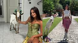 Giorgia Malerba, l'influencer ternana regina dei social: il suo post con la capra Bruno &egrave; il pi&ugrave; visto del 2025 