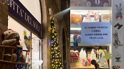 Rubato l'orsetto pi&ugrave; conosciuto di Perugia: "Aiutateci a ritrovarlo". L'appello sui social del negozio di via Oberdan 