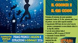 I biglietti vincenti della Lotteria Italia: in Umbria venduti 199 mila tagliandi, due premi giornalieri a Calvi e Spoleto