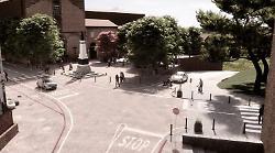 Una nuova piazza pedonale a Citt&agrave; della Pieve: sar&agrave; eliminata la rotatoria di via Vittorio Veneto