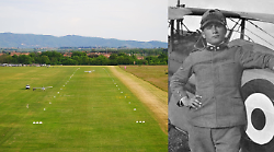 "Rendiamo omaggio a Eleuteri". Manifestazione per i cento anni dalla morte dell'aviatore umbro a cui &egrave; intitolato l'aeroporto