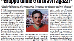 Quando Cucchi interruppe il silenzio e ricord&ograve; con il Corriere dell&rsquo;Umbria i 40 anni dalla promozione in serie A