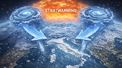 Lo Stratwarming &egrave; ora: come il Polo Nord potrebbe portare il freddo siberiano in Italia