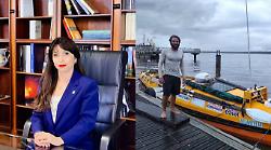 Stefania Proietti sull'impresa di Lorenzo Barone: "Grazie al suo coraggio l'Umbria arriva lontanissimo" 