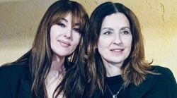 Monica Bellucci a pranzo al Castello di Sorci con le figlie per un pomeriggio di relax