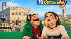 Il Bartoccio inviato speciale a Perugia: Rosa conduce il nuovo telegiornale satirico