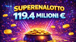 Superenalotto, quando arriver&agrave; il 6? Parola alla statistica. E il jackpot ora sfiora i 120 milioni