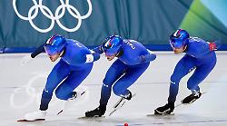 Milano-Cortina, oro dell'Italia nell'inseguimento uomini a squadre del pattinaggio: battuti gli Stati Uniti