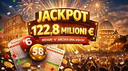 Superenalotto, l'estrazione lumaca di marted&igrave; 17 febbraio: numeri in ritardo e niente 6. Il jackpot vola a 122,8 milioni