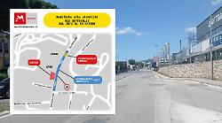 Metrobus, proseguono i lavori in via Settevalli: come cambia la viabilit&agrave; dal 23 febbraio al 15 marzo 