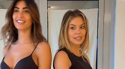 Federica Nargi e Costanza Caracciolo tornano a Striscia la notizia: stacchetto con Matri e Vieri dopo 18 anni