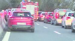 Tamponamento sul raccordo, traffico in tilt