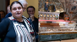 Ostensione di San Francesco, la mamma di San Carlo Acutis prega sulle spoglie mortali: "Una grande emozione"