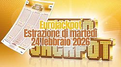 Eurojackpot, estrazione di oggi marted&igrave; 24 febbraio: i numeri vincenti. Il jackpot sale a 61 milioni di euro