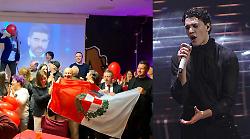 Sanremo, Nicol&ograve; Filippucci fa impazzire l'Umbria: apoteosi corcianese alla Siesta con il sindaco Pierotti, esultano anche Proietti e Ferdinandi