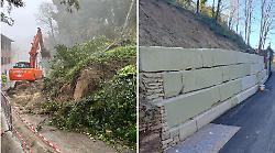 Frana in via San Giuseppe a Perugia: quando la riapertura totale al traffico