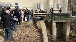 Giornata storica per il lago Trasimeno: aperto l'impianto della diga di Montedoglio