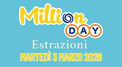 Million Day e Million Day Extra, le estrazioni di oggi marted&igrave; 3 marzo: i numeri vincenti