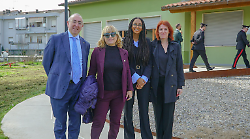 Immobili sequestrati alla mafia diventano case per coppie e anziani, studi medici e centri per disabili: visita di Mia Diop