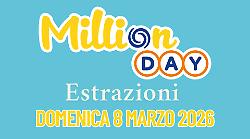Million Day e Million Day Extra, le estrazioni di oggi domenica 8 marzo: i numeri vincenti