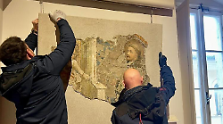 La Madonna col bambino trasferito da Assisi alla Galleria nazionale