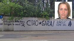 Scritte anarchiche anche a Perugia per Sara Ardizzone: indaga la Digos 