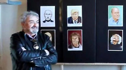 Dipinti, ritratti e opere astratte di Rampioni in mostra a Villa Fabri