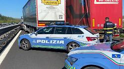 Orvieto, incidente tra quattro tir in A1: tratto momentaneamente chiuso e code