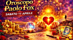 Oroscopo Paolo Fox per sabato 11 aprile: stop alla tensione, spazio al benessere. Finalmente relax dopo lo stress