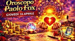 Oroscopo Paolo Fox per gioved&igrave; 16 aprile: si passa all&rsquo;azione concreta, risultati in arrivo per i segni