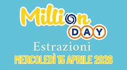 Million Day e Million Day Extra, le estrazioni di oggi mercoled&igrave; 15 arile: i numeri vincenti