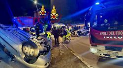 Incidente nella notte a Elce: quattro feriti estratti dalle auto