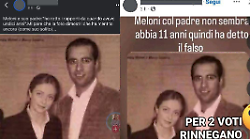 Su fb la foto della premier Meloni con "suo padre" diventa virale ma l'uomo &egrave; l'europarlamentare Squarta
