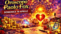 Oroscopo Paolo Fox per domenica 19 aprile 2026: cosa ti dicono davvero le stelle, tra cuore e mente ecco chi vince