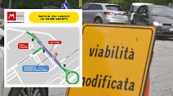 Metrobus, continuano i lavori: nuove modifiche alla viabilit&agrave; in via Donizetti 